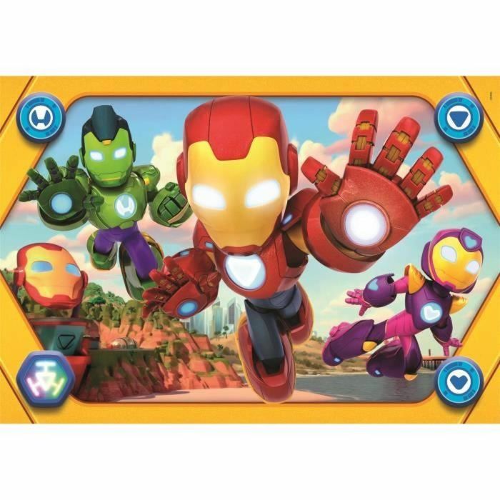 Clementoni 8005125237784 Puzzle Maxi Iron Man y sus Increíbles Amigos 104 Piezas 2