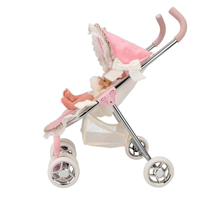 Muñecas Arias Silla de Paseo Reborn de París para Muñecas, 29x53x60 cm, Altura Manillar 62 cm, +3 Años 2 Muñecas Arias Silla de Paseo Reborn de París para Muñecas, 29x53x60 cm, Altura Manillar 62 cm, +3 Años 2