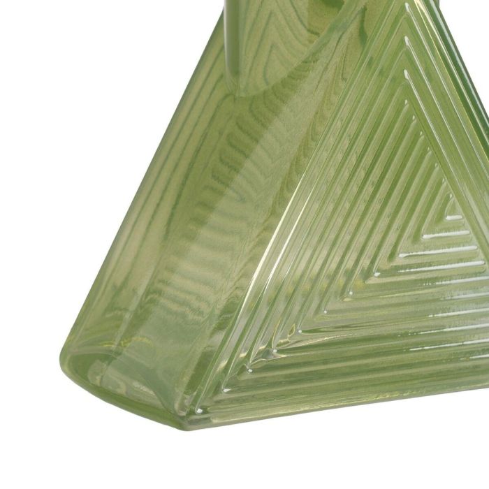 Figura Decorativa Amarillo Verde Botella 16,8 x 16,8 x 33,5 cm 1