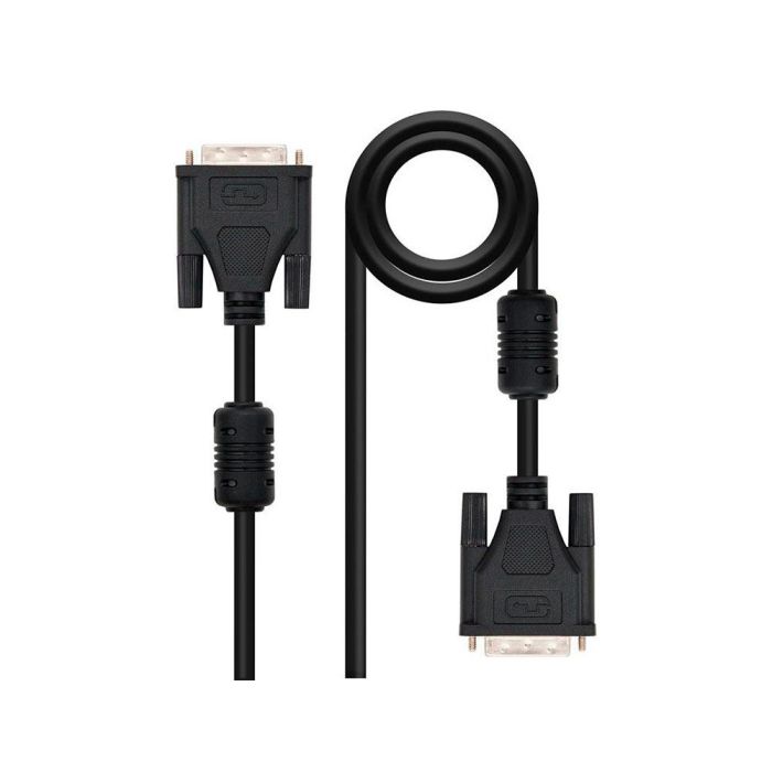 Cable Dvi Nanocable Dual Link 24+1-M-M Color Negro Longitud 3 M