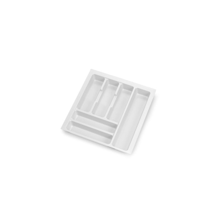 Emuca Cubertero Optima Vertex/Concept profundidad 500mm, tablero 16mm, módulo 450mm, Plástico, Blanco 0 Emuca Cubertero Optima Vertex/Concept profundidad 500mm, tablero 16mm, módulo 450mm, Plástico, Blanco 0