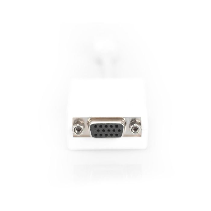 Adaptador DisplayPort a VGA Digitus by Assmann DB-340407-001-W Blanco Negro 15 cm 2 Adaptador DisplayPort a VGA Digitus by Assmann DB-340407-001-W Blanco Negro 15 cm 2