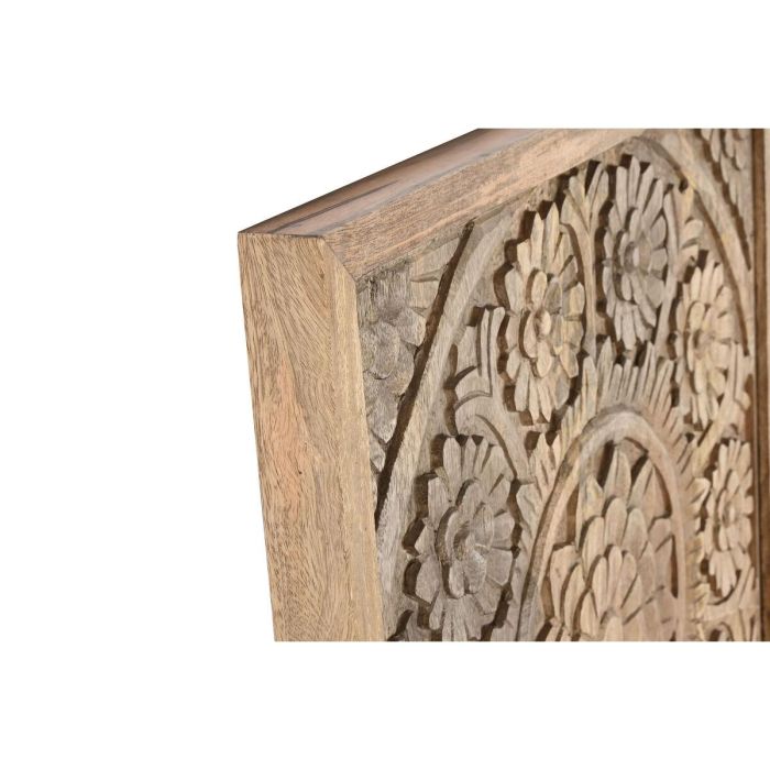 DKD Home Decor Cabecero Cama Estilo Indio Mandalas Natural de Madera Mango y Mdf 182x60 cm 4 DKD Home Decor Cabecero Cama Estilo Indio Mandalas Natural de Madera Mango y Mdf 182x60 cm 4