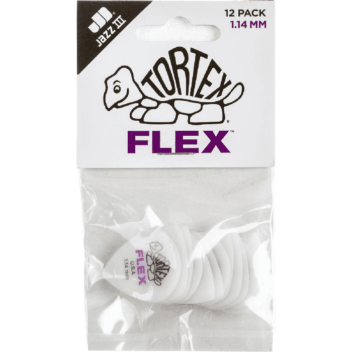 Pack 12 Púas Tortex® Flex Jazz Iii - 1,14 Mm 0 Pack 12 Púas Tortex® Flex Jazz Iii - 1,14 Mm 0