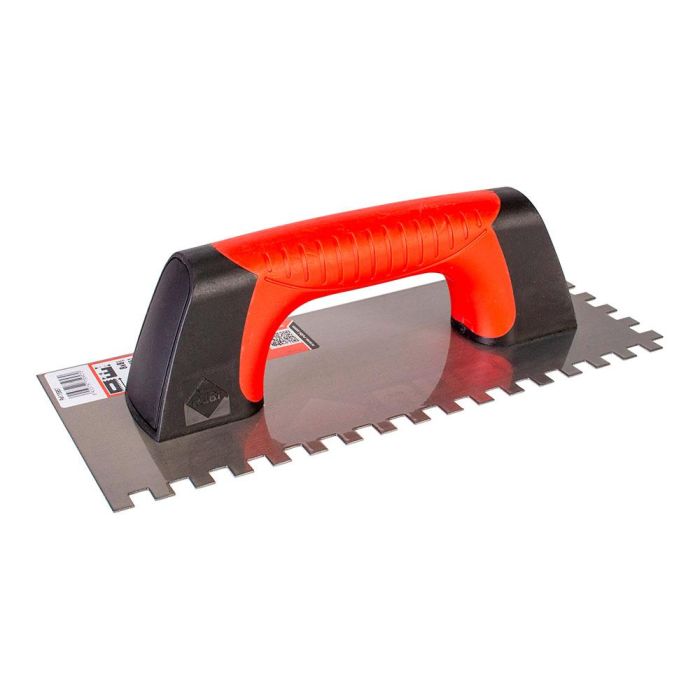 Rubi Peine acero 28cm (8x8) r75957, empuñadura ergonómica simétrica, acero con barniz incoloro 0 Rubi Peine acero 28cm (8x8) r75957, empuñadura ergonómica simétrica, acero con barniz incoloro 0