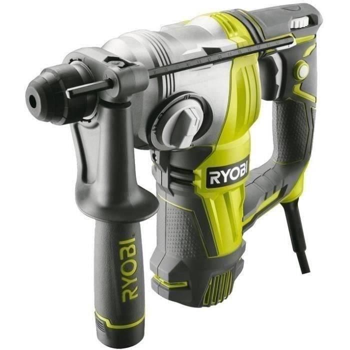 Ryobi SDS+ 4 L Perforador Rotatorio y Cincelador Forma L 800W 3.0 Julios, 4 Modos, Maletín y 2 Mandriles