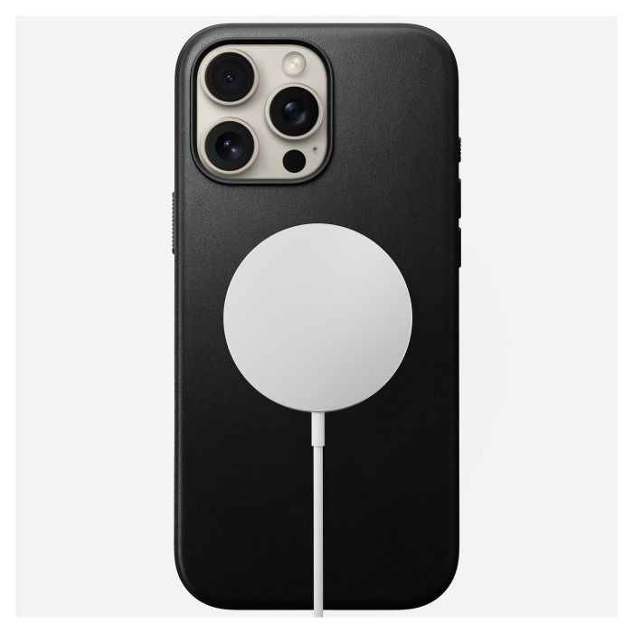 Nomad NM01693185 Modern Leather Case con Aluminio y MagSafe para iPhone 16 Pro Max (6.9") - Funda Protectora Resistente a Caídas, Negro 1 Nomad NM01693185 Modern Leather Case con Aluminio y MagSafe para iPhone 16 Pro Max (6.9") - Funda Protectora Resistente a Caídas, Negro 1
