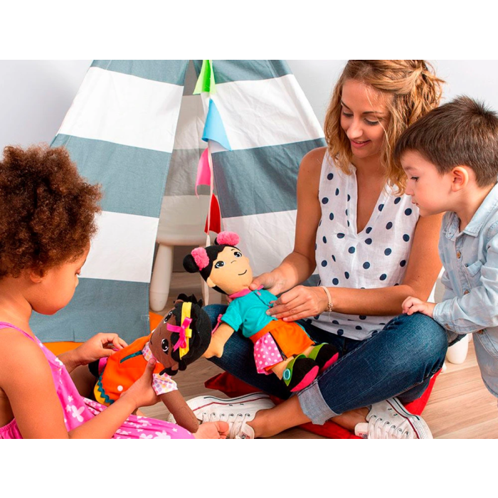 Miniland Juego de Muñecos Asiáticos para Desarrollo de Destreza Manual 360x200x80 mm 4