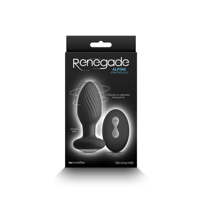 Plug Anal NS Novelties RENEGADE ALPINE Negro 1