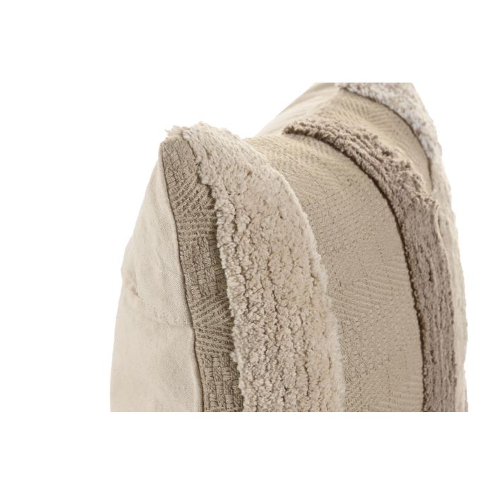 Cojin Boho DKD Home Decor Beige 45 x 45 cm (2 Unidades) 1 Cojin Boho DKD Home Decor Beige 45 x 45 cm (2 Unidades) 1
