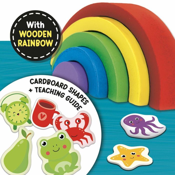Lisciani Giochi LIS8008324105465 Arco iris de madera, juguete educativo que estimula visión y sensibilidad al color 1 Lisciani Giochi LIS8008324105465 Arco iris de madera, juguete educativo que estimula visión y sensibilidad al color 1