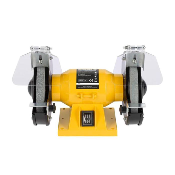 Esmeriladora de banco + 2 ruedas abrasivas de ø150 mm, 150 W 2 Esmeriladora de banco + 2 ruedas abrasivas de ø150 mm, 150 W 2