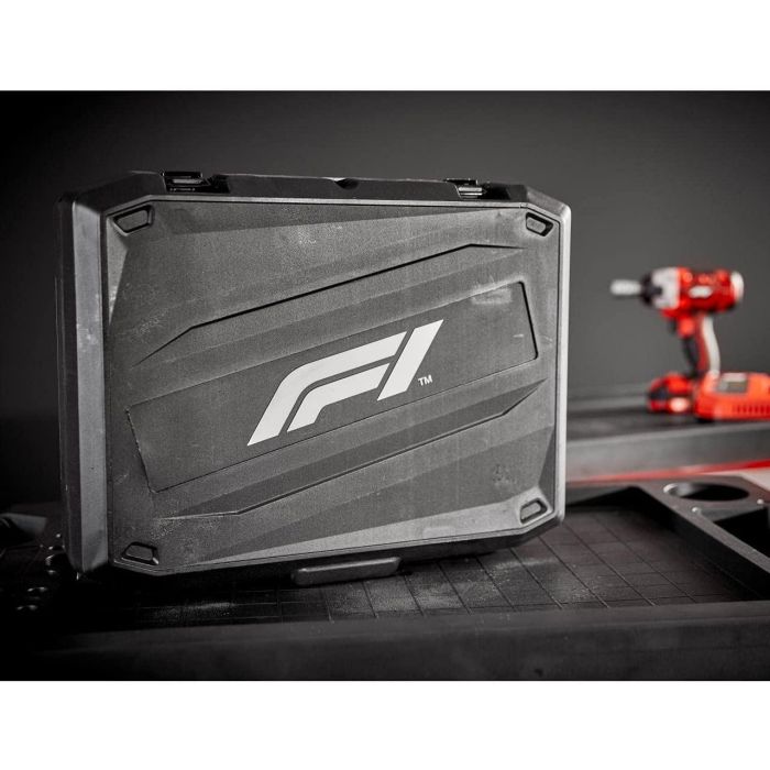 Fórmula 1 F110779 Llave de Impacto IW220 20V 220Nm, Cuadrado 1/2", Velocidad Variable, con 4 Vasos y Estuche - Batería no Incluida 1 Fórmula 1 F110779 Llave de Impacto IW220 20V 220Nm, Cuadrado 1/2", Velocidad Variable, con 4 Vasos y Estuche - Batería no Incluida 1