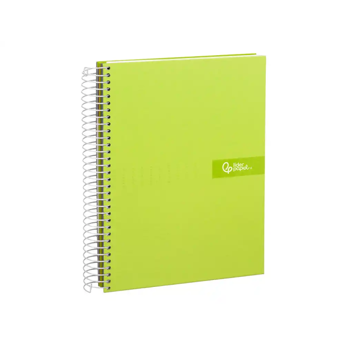 Liderpapel Cuaderno Espiral Micro Crafty A5, Tapa Forrada, 120 Hojas, 90gr, Cuadro 5mm, Verde 3 Liderpapel Cuaderno Espiral Micro Crafty A5, Tapa Forrada, 120 Hojas, 90gr, Cuadro 5mm, Verde 3