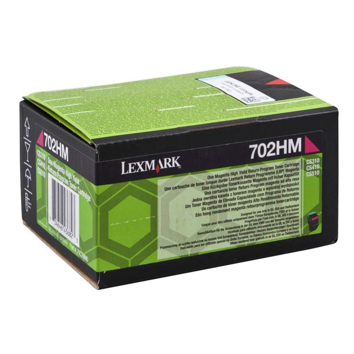 Toner Lexmark Laser 702Hme Cs310Dn - Cs410 Dn Magenta 3000 Paginas 1