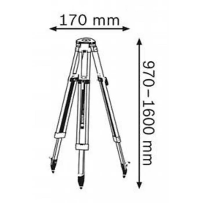 Bosch Professional Accesorio de Medición BT 160 5/8, hasta 160 cm - 0601091200 1 Bosch Professional Accesorio de Medición BT 160 5/8, hasta 160 cm - 0601091200 1