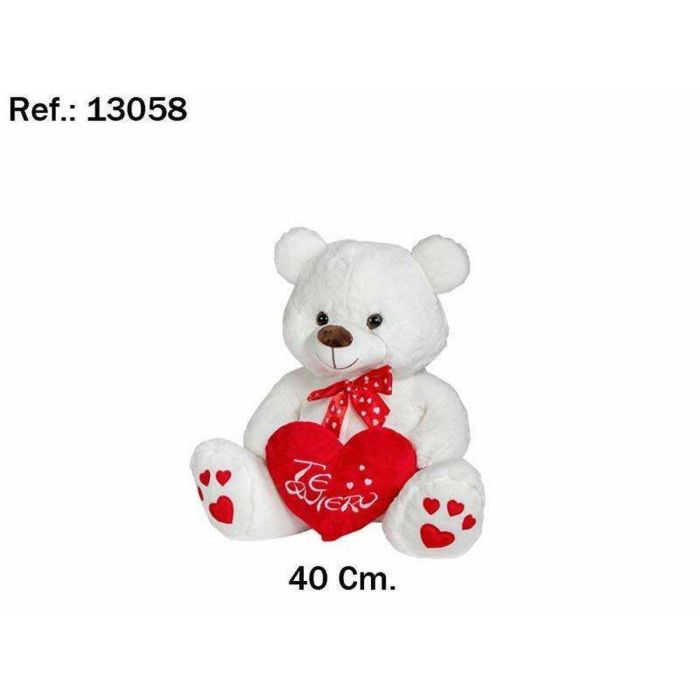 Peluche Artesanía Beatriz Te Quiero 40 cm Oso 2