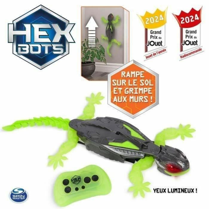 Spin Master Hex Bots Robot Lagarto Trepador De Paredes 6070281 con Control Remoto, Juguete Interactivo para Niños +4 Años 31 Spin Master Hex Bots Robot Lagarto Trepador De Paredes 6070281 con Control Remoto, Juguete Interactivo para Niños +4 Años 31