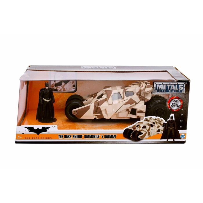 Coche metal batmóvil camuflaje 2008 el caballero oscuro incluye figura de batman de metal 7 cm escala 1:24 1 Coche metal batmóvil camuflaje 2008 el caballero oscuro incluye figura de batman de metal 7 cm escala 1:24 1