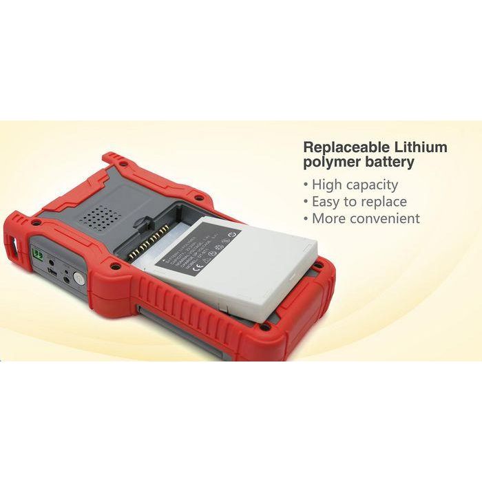 Ernitec Monitor de Prueba 4" 4K Wi-Fi HDCVI/AHD/TVI/CVBS DC12V Salida 12V 2A 9