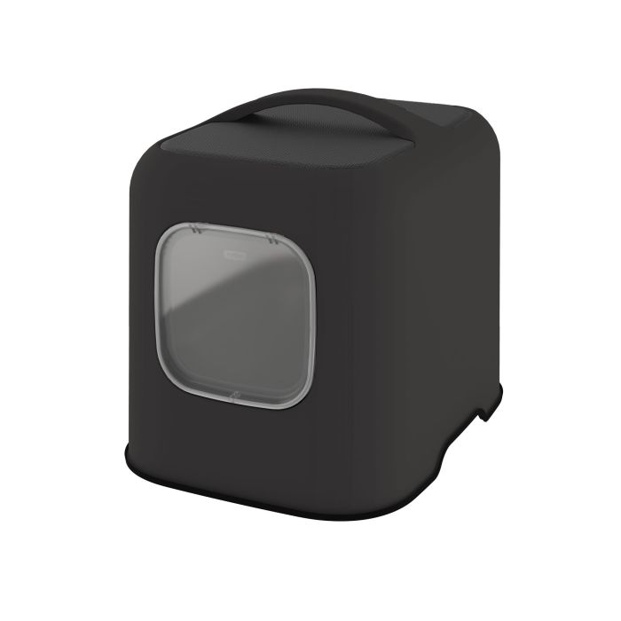 Biala Arenero para Gatos Ecológico Plástico Reciclado Filtro Carbón Anti-Olor Puerta Magnética Cierre Rápido Pala Incluida Negro 1 Biala Arenero para Gatos Ecológico Plástico Reciclado Filtro Carbón Anti-Olor Puerta Magnética Cierre Rápido Pala Incluida Negro 1