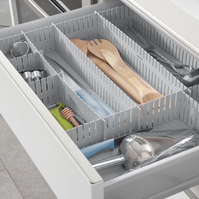 Organizador de Cajones Ajustable Condor InnovaGoods 16 Unidades 9 Organizador de Cajones Ajustable Condor InnovaGoods 16 Unidades 9