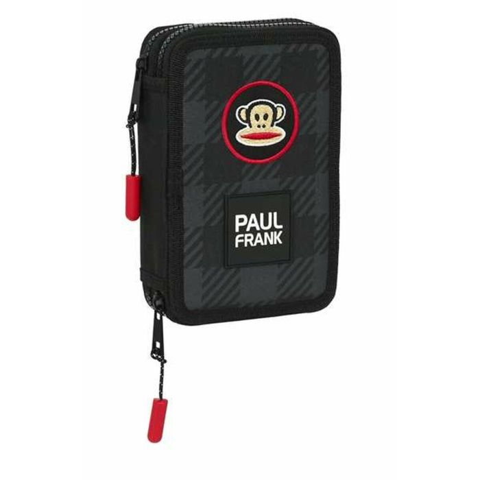 Estuche Escolar con Accesorios Paul Frank Campers Negro 12.5 x 19.5 x 4 cm (28 piezas) Estuche Escolar con Accesorios Paul Frank Campers Negro 12.5 x 19.5 x 4 cm (28 piezas)