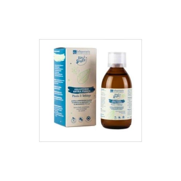 Solidago Enjuague Bucal Menta Extra Fresco con Aloe Vera y Manzanilla, protege biofilm y reequilibra microbiota 250ml