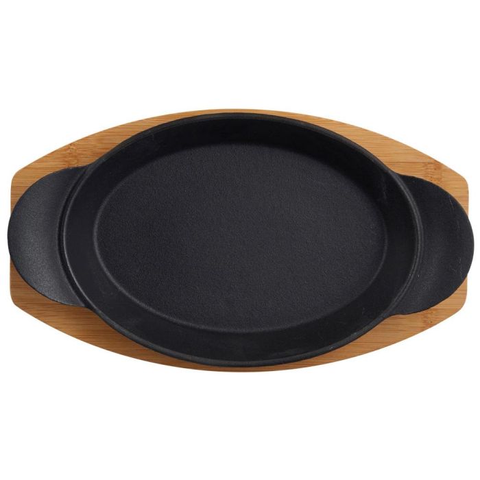 Plato Oval 15X22 Hierro Con Made Dangrill