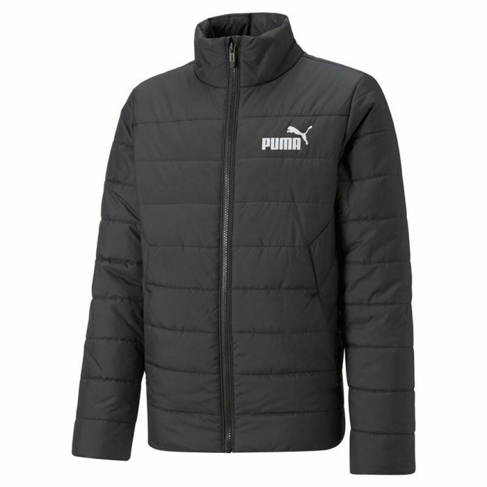 Chaqueta Deportiva para Niños Puma Essentials Padded Negro Chaqueta Deportiva para Niños Puma Essentials Padded Negro