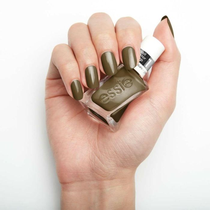 Essie GEL COUTURE #540-plaid Fairy Taylor - Rosa Nude, Brillo Similar al Gel, Duración 12 Días 4 Essie GEL COUTURE #540-plaid Fairy Taylor - Rosa Nude, Brillo Similar al Gel, Duración 12 Días 4