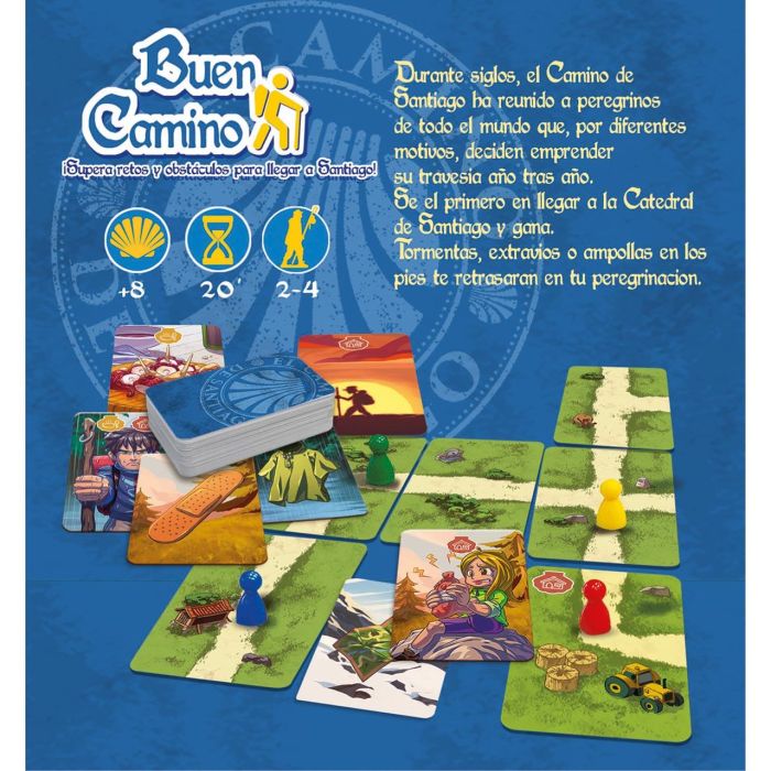 Educa 19330 Juego de Cartas El Camino Español Edad +8 años 1 Educa 19330 Juego de Cartas El Camino Español Edad +8 años 1