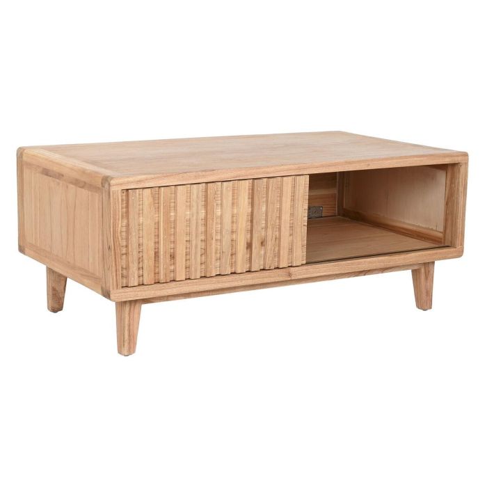 DKD Home Decor Mesa de Centro de Madera de Mindi Estilo Scandi Diseño Nórdico para Salón 110 cm Ancho x 60 cm Fondo x 45 cm Alto 4 DKD Home Decor Mesa de Centro de Madera de Mindi Estilo Scandi Diseño Nórdico para Salón 110 cm Ancho x 60 cm Fondo x 45 cm Alto 4