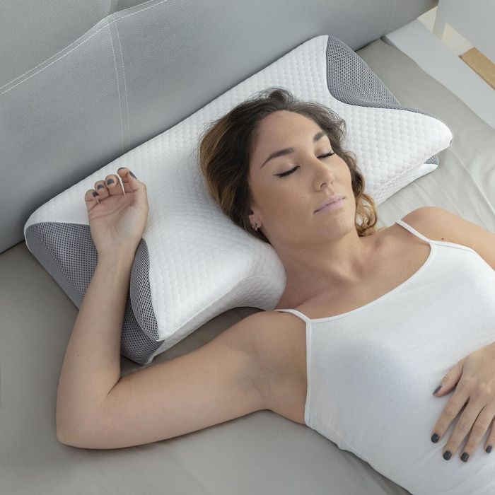 Almohada Viscoelástica Cervical con Contorno Ergonómico Conforti InnovaGoods 6