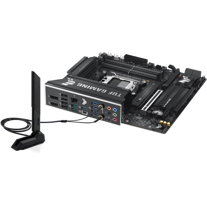 Asus TUF GAMING B850M-PLUS WiFi 90MB1IY0-M0EAY0 Placa Base Micro ATX Socket AM5 DDR5 PCIe 5.0 para AMD Ryzen 2