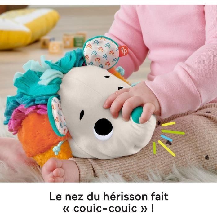 Mi Pequeño Erizo Sensorial de FISHER-PRICE - Peluche de actividades para bebés - Desde el nacimiento - Fisher-Price - HBP42 3