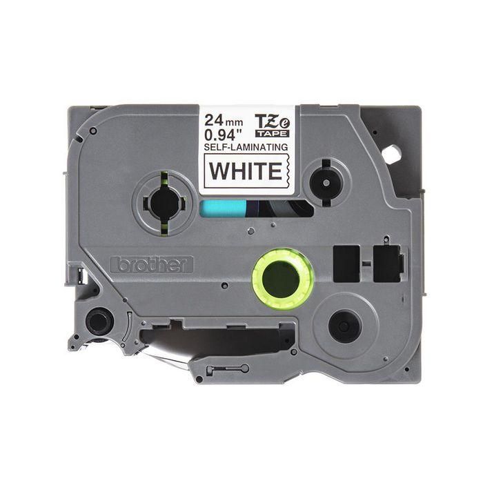 Brother Self-Laminating Labelling Tape Cassette – Black on White, 24 mm wide 1 Brother Self-Laminating Labelling Tape Cassette – Black on White, 24 mm wide 1
