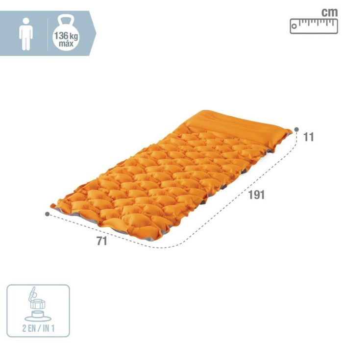 Colchón Hinchable Intex 71 x 11 x 191 cm (6 Unidades) 3 Colchón Hinchable Intex 71 x 11 x 191 cm (6 Unidades) 3