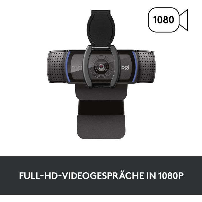 Logitech Webcam C920s HD Pro Enfoque Automático 1080p Full HD con Tapa de Privacidad 15 Logitech Webcam C920s HD Pro Enfoque Automático 1080p Full HD con Tapa de Privacidad 15