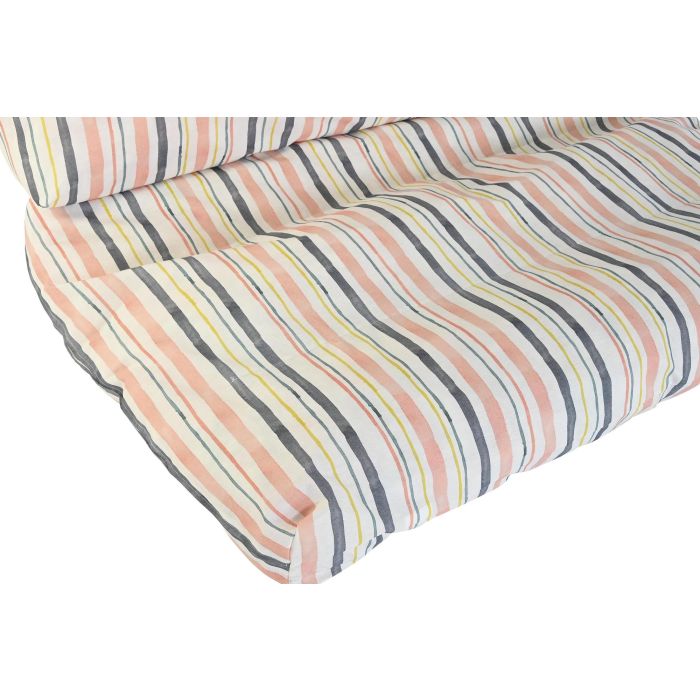 Cojín DKD Home Decor De suelo Multicolor Aluminio Rayas 120 x 80 x 16 cm 1
