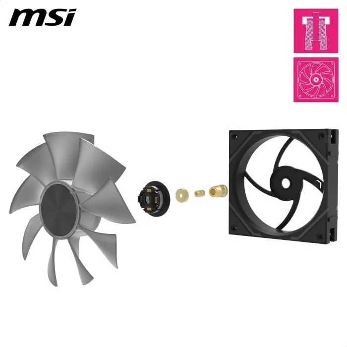 MSI 306-7G24F04-809 Refrigeración para PC MPG EZ120 ARGB Blanco-3W 2