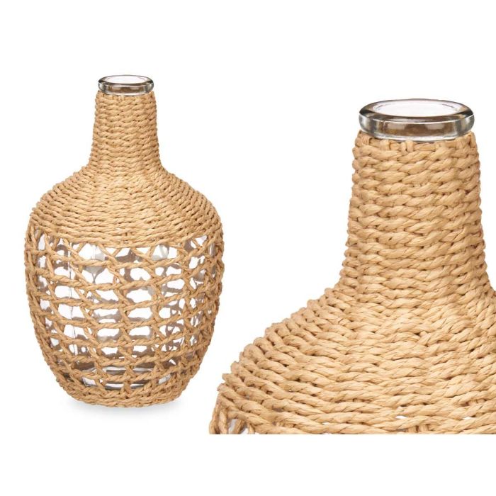 Botella Cristal 30Cm Esparto Giftdecor (4 Unidades) 1 Botella Cristal 30Cm Esparto Giftdecor (4 Unidades) 1