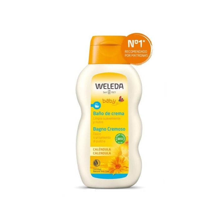 Baño De Crema De Caléndula Para Bebé Baño De Crema De Caléndula Para Bebé