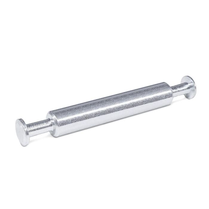HERRAJES ALK Tirante Doble Zincado Ø7x73 / Ø7x55 para Excéntrica Ø25 Largo 55mm 1