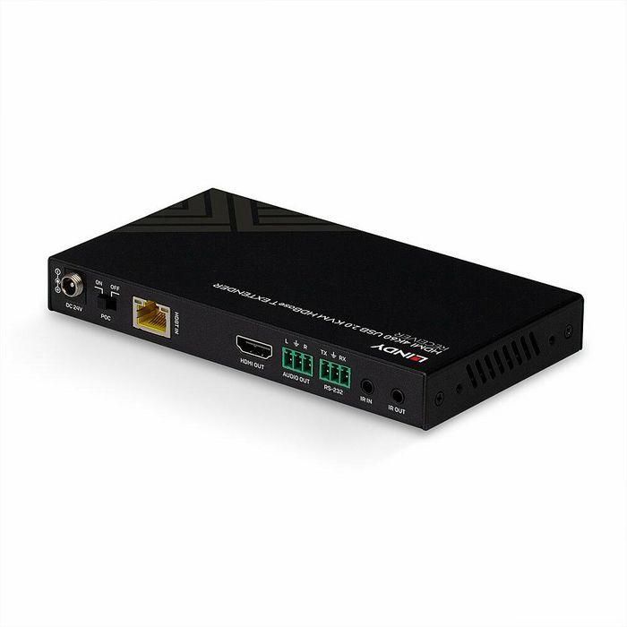 Lindy 150m Cat.6 HDMI 4K60, IR, RS-232 & Audio HDBaseT KVM Extender, Receiver 6 Lindy 150m Cat.6 HDMI 4K60, IR, RS-232 & Audio HDBaseT KVM Extender, Receiver 6