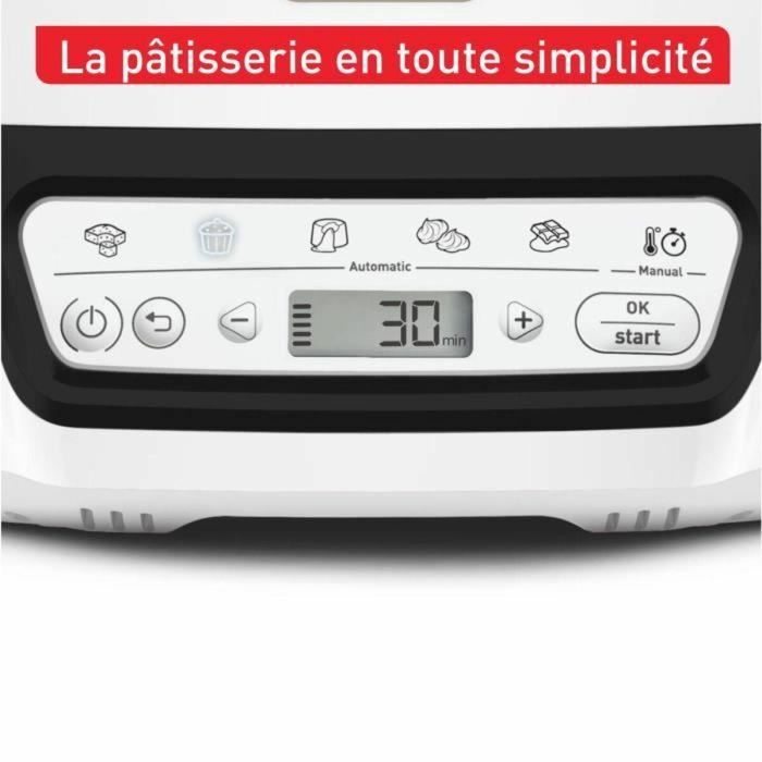 TEFAL Máquina de tartas Inteligente, 5 programas precisos, Molde Antiadherente, 6 moldes para muffins Creabake, Cake Factory KD804910 3