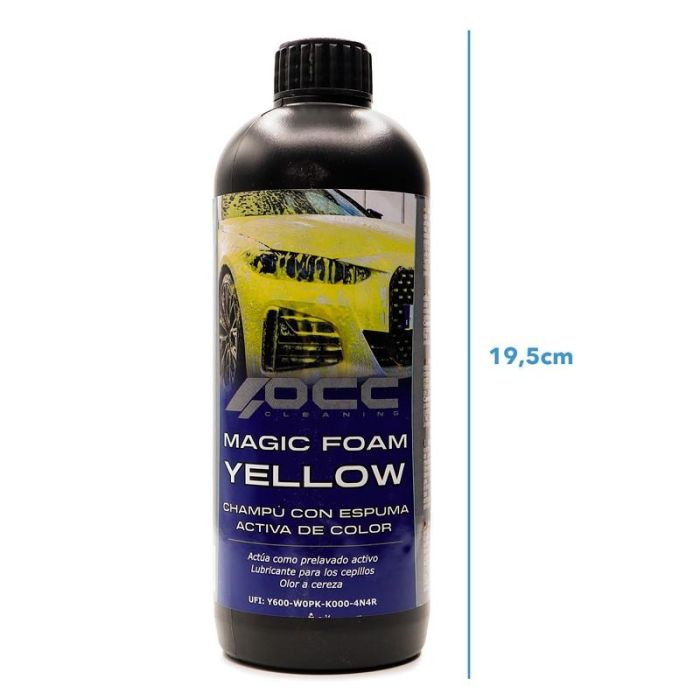 Champú Espumante Coche Magic Foam Color Amarillo 500 mL Occ Motorsport OCC47081 3 Champú Espumante Coche Magic Foam Color Amarillo 500 mL Occ Motorsport OCC47081 3