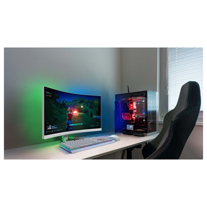 Philips Monitor Curvo 34M2C5501A 34 Pulgadas WQHD 1ms 180Hz VA 2xHDMI DP USB Blanco 3