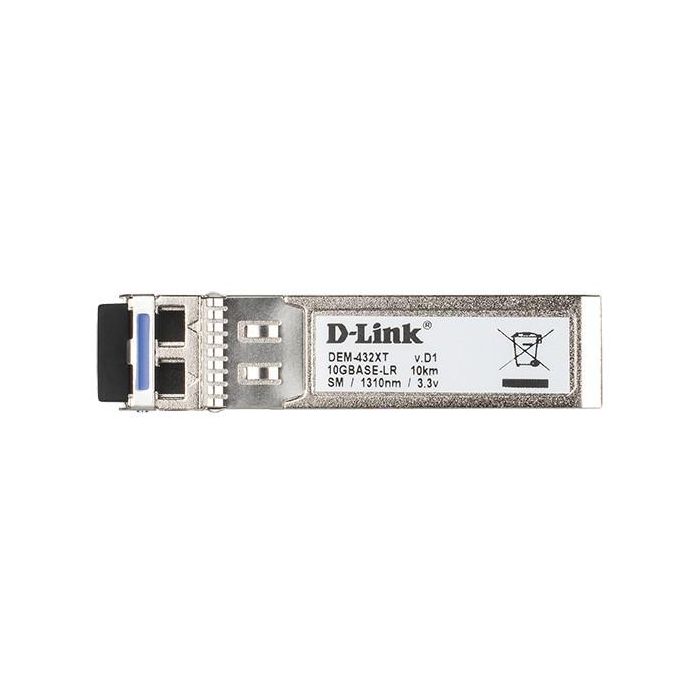 D-Link DEM-432XT Transceptor SFP+ LR 10GE Fibra Óptica LC Monomodo 10000 Mbit/s Hasta 10 km 0 D-Link DEM-432XT Transceptor SFP+ LR 10GE Fibra Óptica LC Monomodo 10000 Mbit/s Hasta 10 km 0
