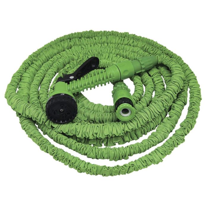 Edm Manguera extensible 15m Básic - Incluye pistola de riego, adaptador y enlaces rápidos, anti-rotura, 6 bar 1 Edm Manguera extensible 15m Básic - Incluye pistola de riego, adaptador y enlaces rápidos, anti-rotura, 6 bar 1